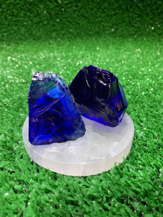 Kit Obsidiana Azul, Verde e Preta Cristal Bruto – Proteção, Equilíbrio e Força Energética