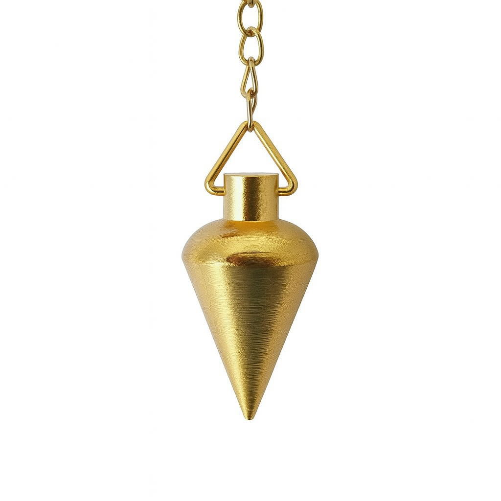 Pêndulo Pião Dourado
