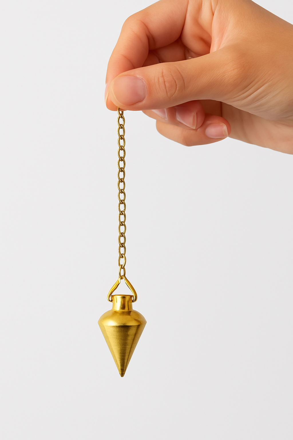 Pêndulo Pião Dourado